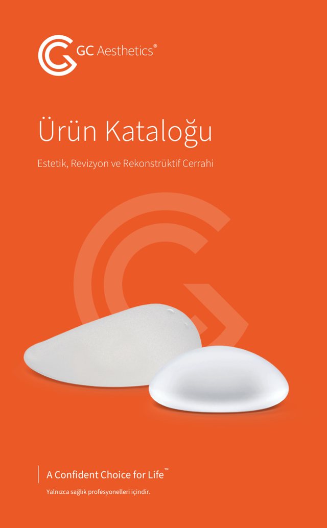 GCA Ürün Kataloğu kapağı: Luna XT™ ve PERLE™ implantları
